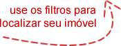 Use os filtros para localizar seu imóvel